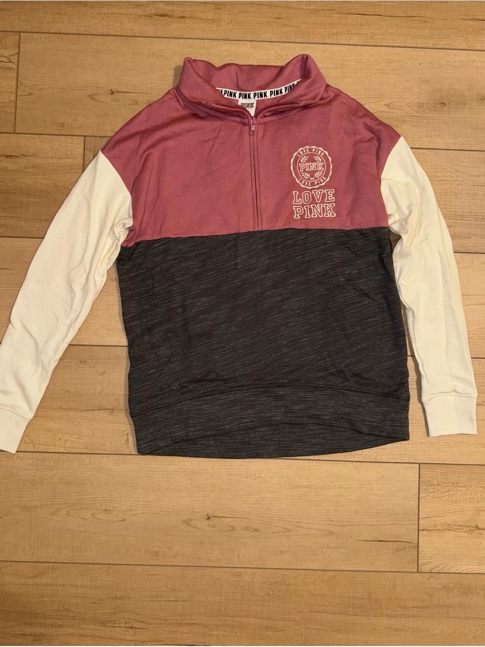 Victorias Secret Pink half zip